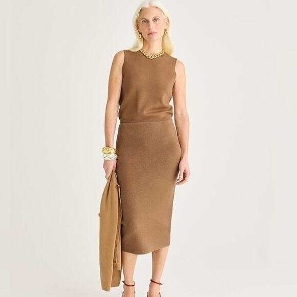 NWOT J. Crew Sweater Shell In TENCEL™ Lyocell Blend XS - Picture 2 of 9